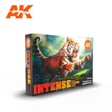 AK11612 INTENSE COLORS SET Acrylics 3rd Generation Sets AK Interactive 