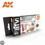 AK11647 TANK ACCESORIES 3G Acrylics 3rd Generation Sets AK Interactive 