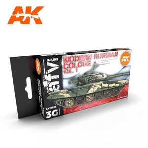 AK11662 MODERN RUSSIAN COLOURS VOL 1 3G Acrylics 3rd Generation Sets AK Interactive 