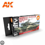 AK11662 MODERN RUSSIAN COLOURS VOL 1 3G Acrylics 3rd Generation Sets AK Interactive 