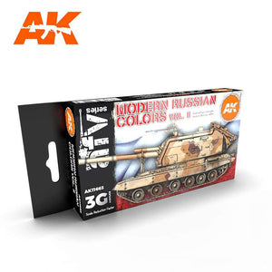 AK11663 MODERN RUSSIAN COLOURS VOL 2 3G Acrylics 3rd Generation Sets AK Interactive 