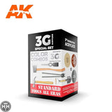 AK11670 STANDARD TOOLS ALL ERAS COMBO 3G Acrylics 3rd Generation Sets AK Interactive 