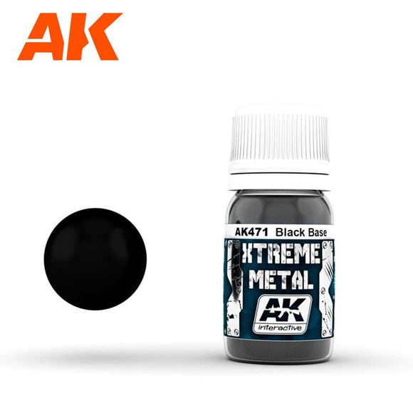 Ak471 Xtreme Metal Black Base Xtreme Metal AK Interactive 