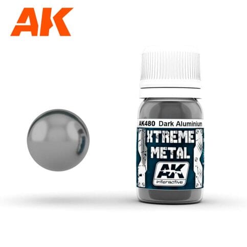 Ak480 Xtreme Metal Dark Aluminium Xtreme Metal AK Interactive 