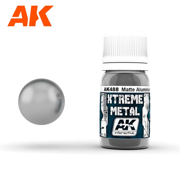 Ak488 Xterme Metal Matte Aluminium Xtreme Metal AK Interactive