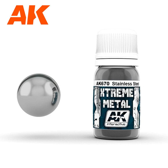 Ak670 Xtreme Metal Stainless Steel Xtreme Metal AK Interactive