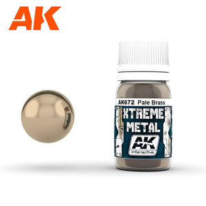 Ak672 Xtreme Metal Pale Brass Xtreme Metal AK Interactive