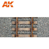 AK8072 Railroad Ballast Diorama effects AK Interactive 