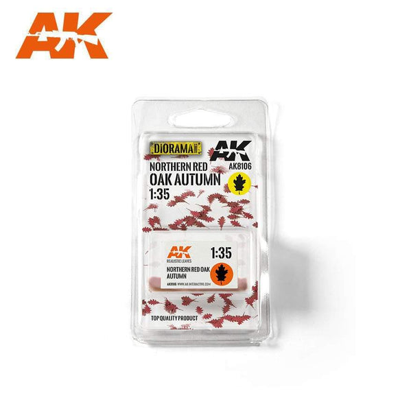 AK8106 Northern Red Oak Autumn 1:35 Tufts & Flocks AK Interactive 