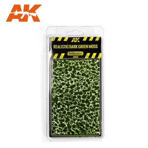 AK8131 Realistic Dark Green Moss Tufts & Flocks AK Interactive 