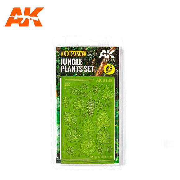 AK8138 Jungle Plants Set Tufts & Flocks AK Interactive 