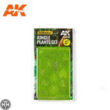 AK8138 Jungle Plants Set Tufts & Flocks AK Interactive 