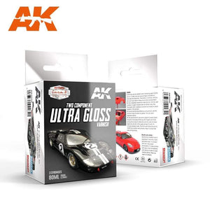 AK9040 TWO-COMPONENTS ULTRA GLOSS LAQUER Auxiliary AK Interactive