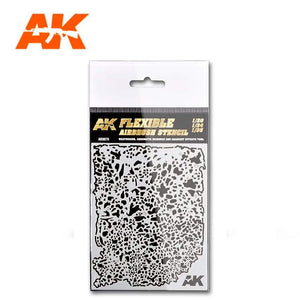 AK9079 FLEXIBLE AIRBRUSH STENCIL 1/20 1/24 1/35 Generic AK Interactive 