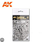 AK9079 FLEXIBLE AIRBRUSH STENCIL 1/20 1/24 1/35 Generic AK Interactive 