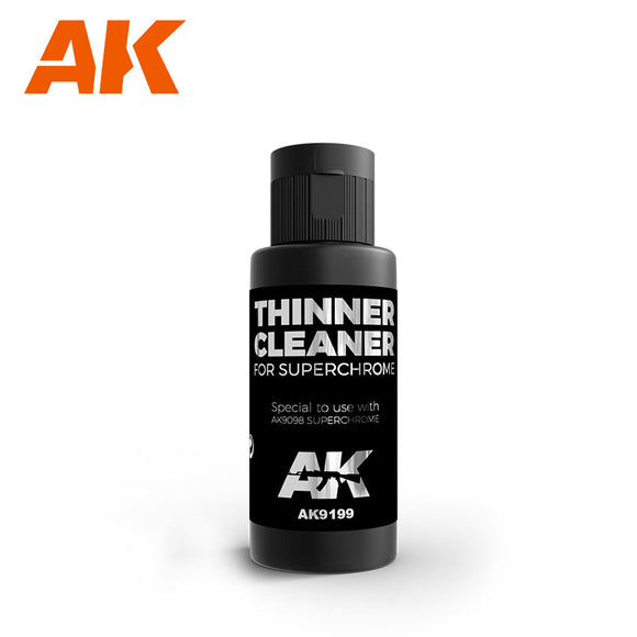 AK9199 AK Super Chrome Thinner Chrome Paint AK Interactive 