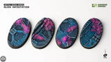 Alien Infestation Bases Oval 60mm (x4) Alien Infestation Bases Oval Gamers Grass 