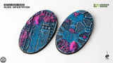 Alien Infestation Bases Oval 90mm (x2) Alien Infestation Bases Oval Gamers Grass 