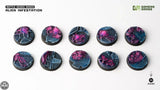 Alien Infestation Bases Round 25mm (x10) Alien Infestation Bases Round Gamers Grass 
