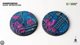 Alien Infestation Bases Round 60mm (x2) Alien Infestation Bases Round Gamers Grass 