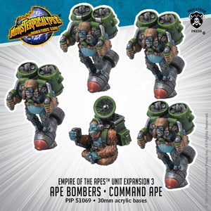 Ape Bombers & Command Ape – Empire of the Apes Units Protectors Privateer Press 