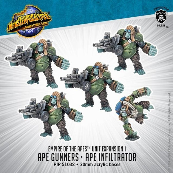 Ape Gunners & Ape Infiltrator – Empire of the Apes Units Protectors Privateer Press 