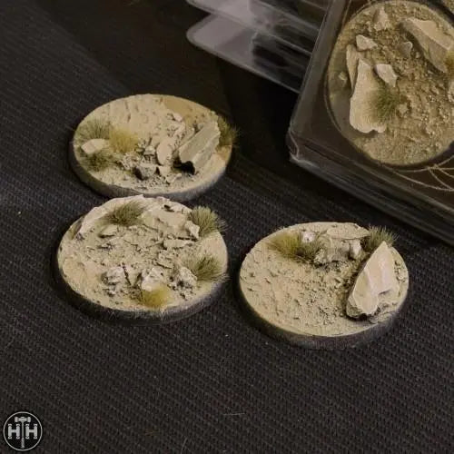 HammerHouse | GamersGrass Arid Steppe Bases Round 50mm (Set of 3) by ...
