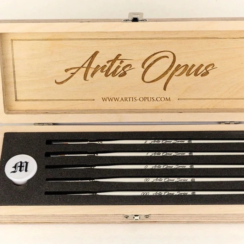 HammerHouse Artis Opus Series M Brush Set (DELUXE 5 Brush Set) by Artis Opus at 156.00 SGD SGD