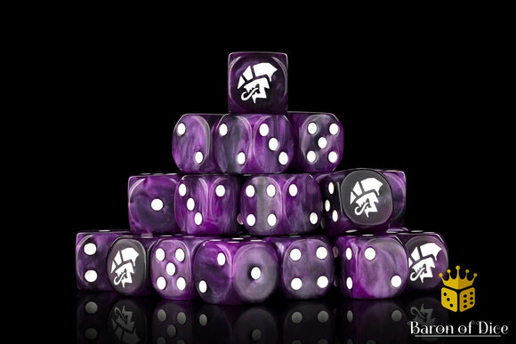 Baron Of Dice: 16mm D6, Alien Dice 25pcs 16mm D6 Designs Baron of Dice