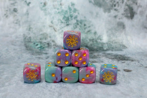 Baron Of Dice: 16mm D6, Cult Of Knowledge Dice 25pcs 16mm D6 Designs Baron of Dice