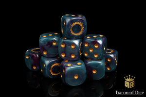 Baron Of Dice: 16mm D6, Infinity Dragon Dice 25pcs 16mm D6 Designs Baron of Dice