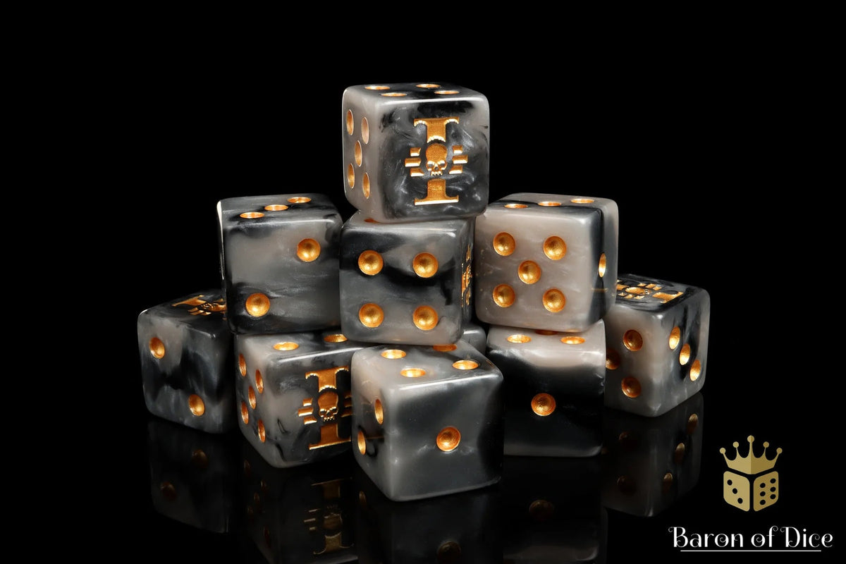 HammerHouse | Baron Of Dice: 16mm D6, Inquisition Order Dice 25pcs by ...