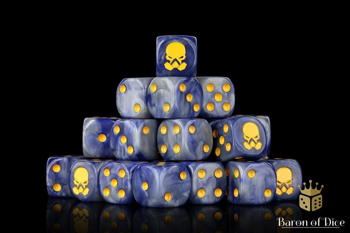 HammerHouse Baron Of Dice 16mm D6, Patriarch Grunt Dice 25pcs by