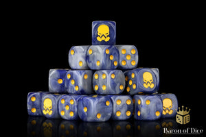 Baron Of Dice: 16mm D6, Patriarch Grunt Dice 25pcs 16mm D6 Designs Baron of Dice