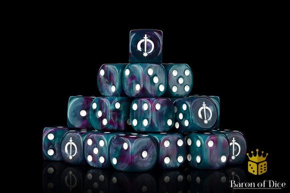 Baron Of Dice: A Ballad Of Fire And Ice Collection, Starfall 16mm Dice 25pcs A Ballad Of Fire And Ice Collection Baron of Dice 