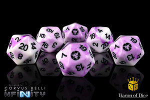 Baron Of Dice: Infinity Collection Infinity, Aleph Dice Set 6pcs Infinity Collection Baron of Dice