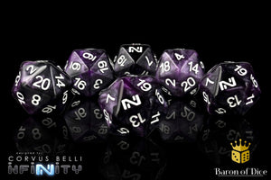 Baron Of Dice: Infinity Collection Infinity, N4 Conquering Aliens Dice Set 6pcs Infinity Collection Baron of Dice