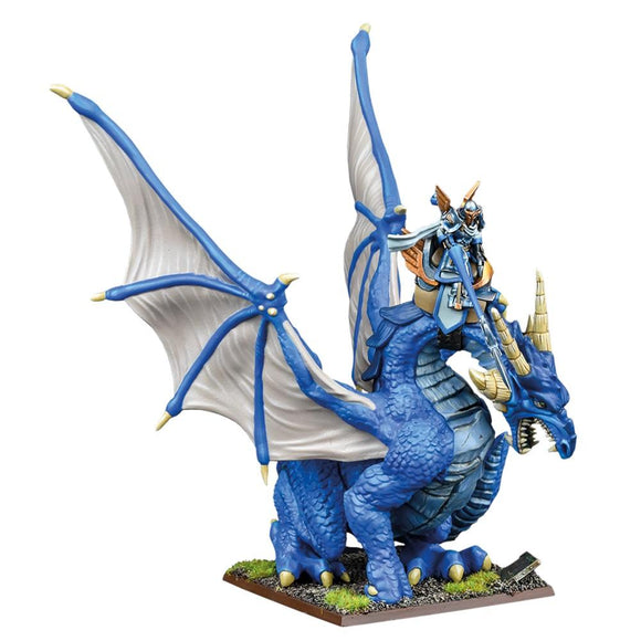 Basilean High Paladin On Dragon Kings of War Mantic Games  (5026516435081)