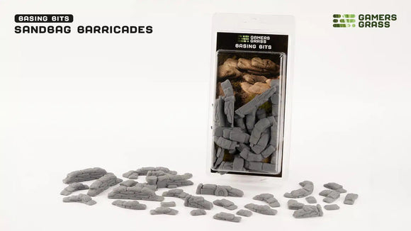 Basing Bits - Sandbag Barricades Basing Bits Gamers Grass 