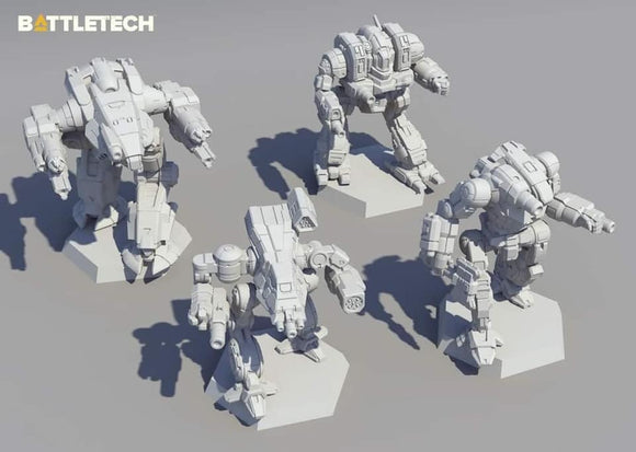 BATTLETECH: Inner Sphere Heavy Battle Lance BATTLETECH Catalyst Game Labs 