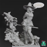 Big Child Creatives - Kat, Witch’s Apprentice 75mm Songs of War BIG CHILD CREATIVES 