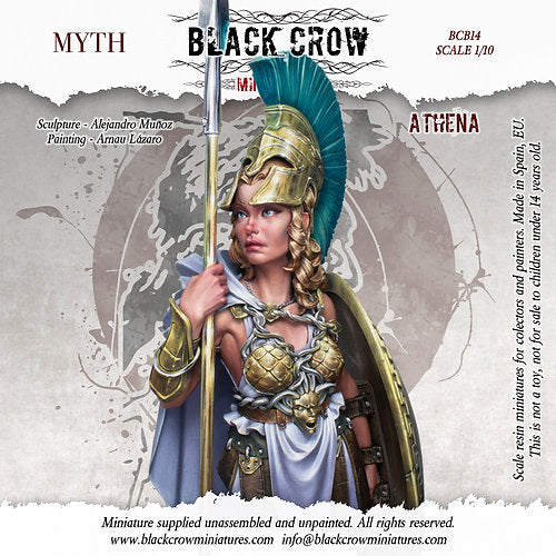 Black Crow Miniatures - Athena Bust Black Crow Miniatures 
