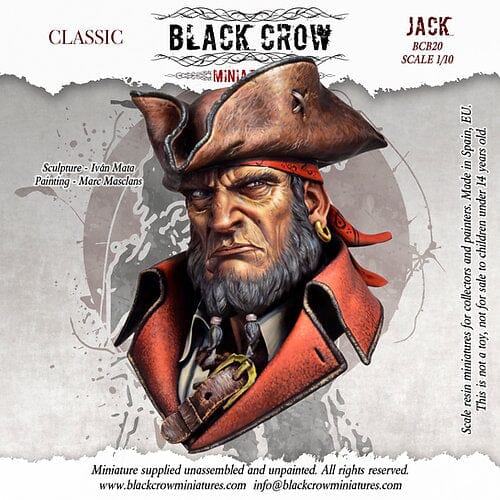 Black Crow Miniatures: Jack Bust Black Crow Miniatures 