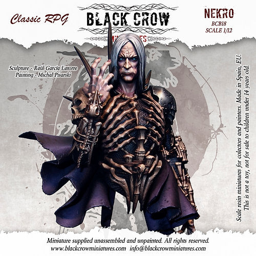 Black Crow Miniatures - Nekro Bust Black Crow Miniatures 