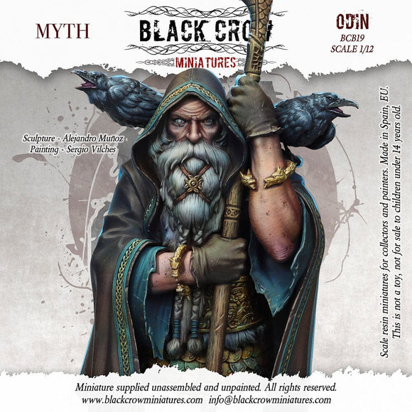 Black Crow Miniatures: Odin Bust Black Crow Miniatures 