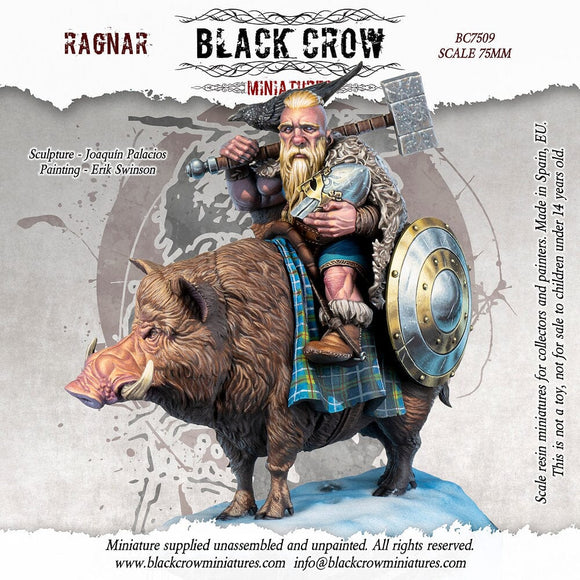 Black Crow Miniatures: Ragnar Figure Black Crow Miniatures 