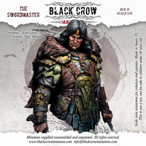 Black Crow Miniatures - Swordmaster 1/10 Bust Black Crow Miniatures