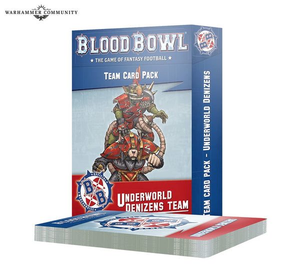 Blood Bowl: Underworld Denizens Team Card Pack Blood Bowl Games Workshop 