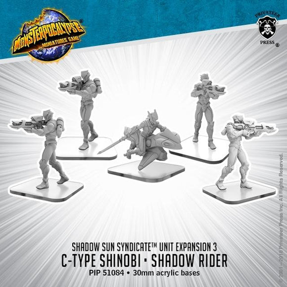 C-Type Shinobi, Elite C-Type Shinobi, Shadow Rider - Shadow Sun Syndicate Unit Protectors Privateer Press 