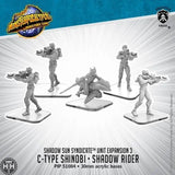 C-Type Shinobi, Elite C-Type Shinobi, Shadow Rider - Shadow Sun Syndicate Unit Protectors Privateer Press 